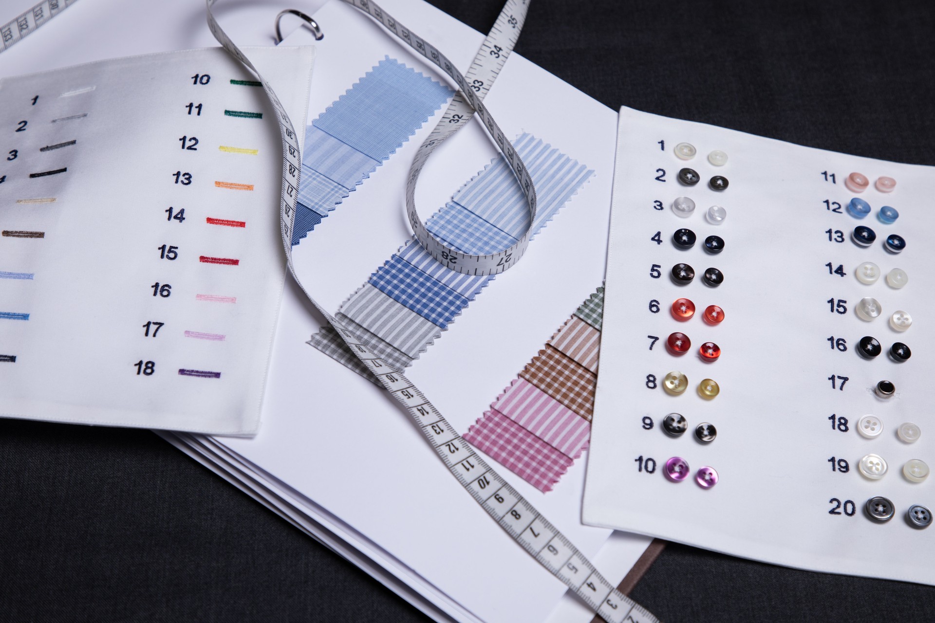 Custom tailor stuff ,button,fabric,thread